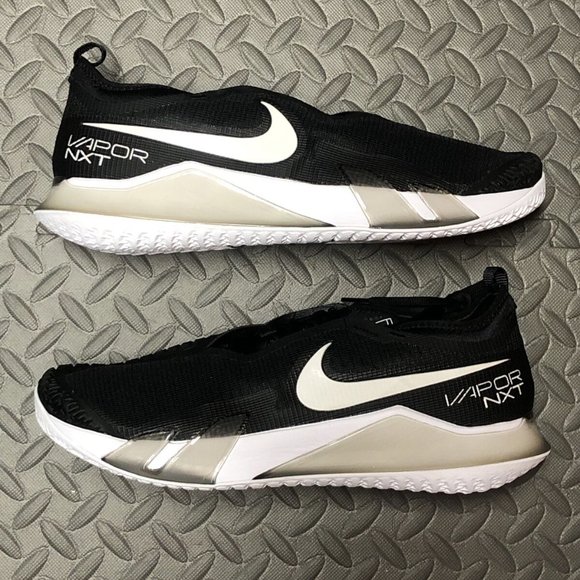 Nike Court React Vapor NXT Black White Shoes Sneakers CV0724-002 Men's 1… - Picture 2 of 10